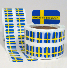 Etiketter &quot;Made in Sweden&quot;