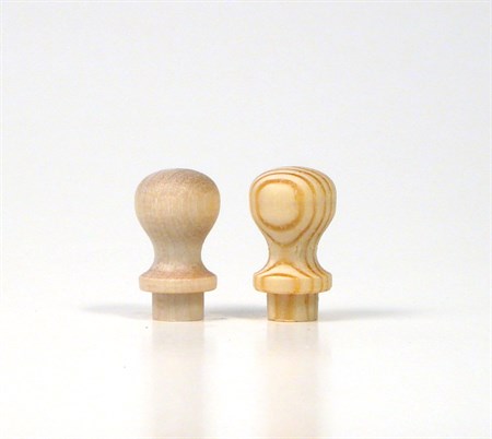 Knopp björk, 12 mm diam.