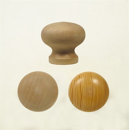 Knopp björk 40 x 35 mm