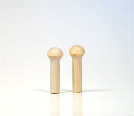 Hängareknopp björk 12 x 33 mm