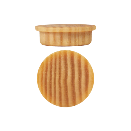 Täckplugg fur, 14 mm klarlack