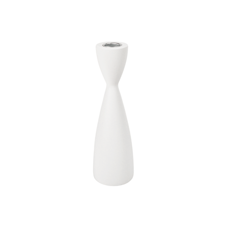 Ljusstake vit  190 mm