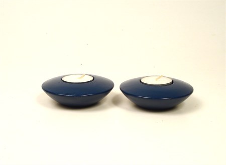 Ljusstake 'ufo' blå