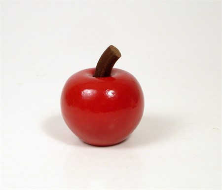 Äpple 65 mm röd lack