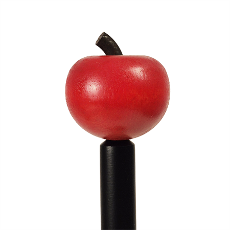 Äpple 65 mm t hållare röd