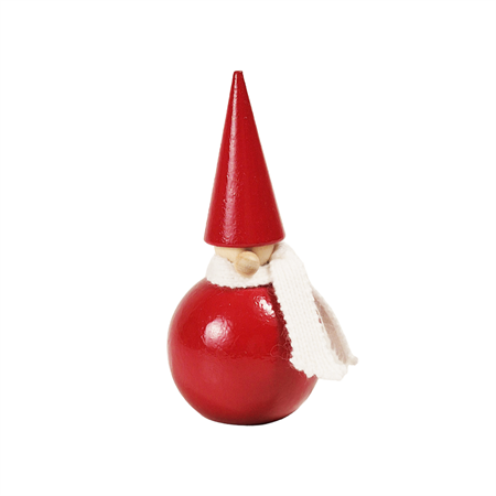 Klot-tomte liten röd