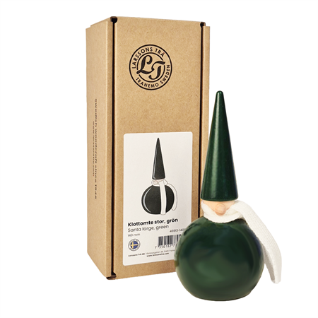 Santa small green, pkg