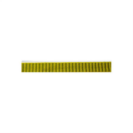Band 12 mm grön/gul randig 25 m/rulle