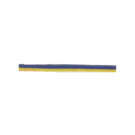 Band 5 mm blå/gult 100m/rulle