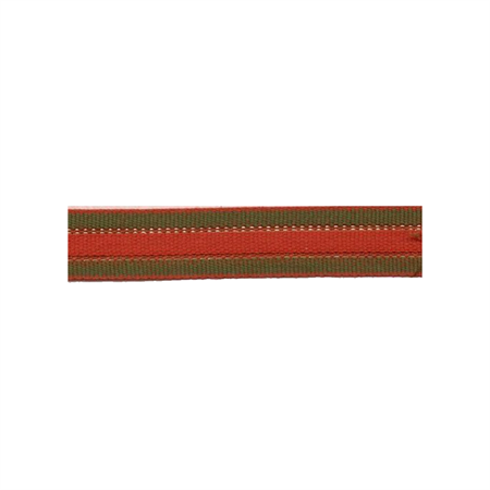 Band 15 mm rött/grönt/guld 50m/rulle