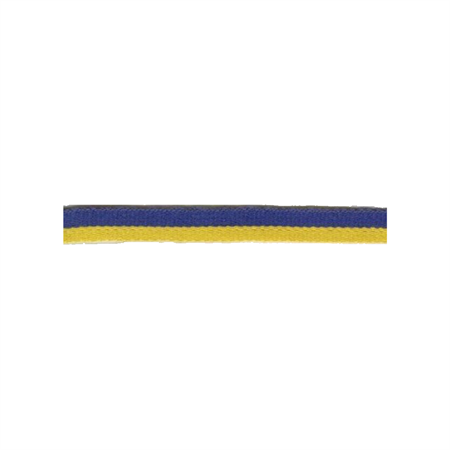 Band 10 mm blå/gult 100m/rulle