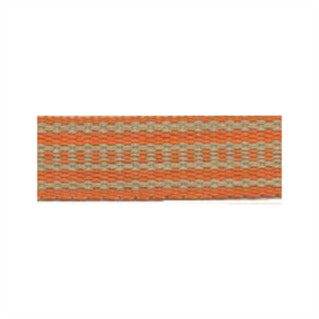 Band 15 mm orange/natur 100m/rulle