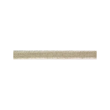 Band 7 mm linne, vit kant