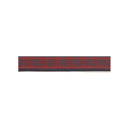 Band 12 mm randigt rött-blått