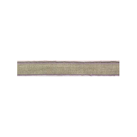 Band 10 mm linne, lila kant